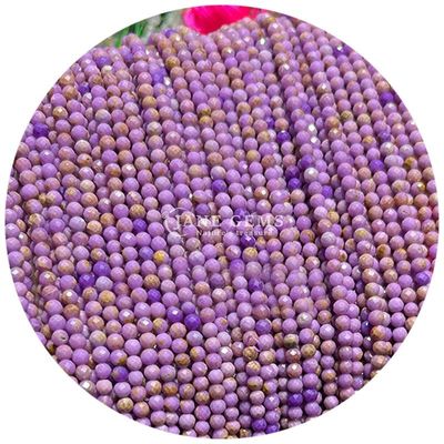 Grosir Batu permata semi berharga manik-manik berfacet berfacet Amethyst manik-manik aksesoris manik-manik spacer untuk pembuatan perhiasan
