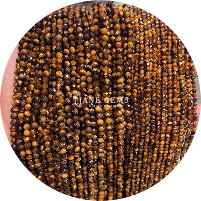Grosir Batu permata semi berharga manik-manik berfacet berfacet Amethyst manik-manik aksesoris manik-manik spacer untuk pembuatan perhiasan