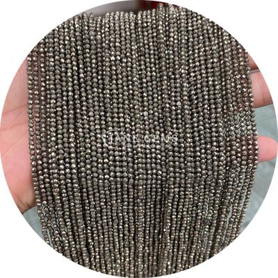 Grosir Batu permata semi berharga manik-manik berfacet berfacet Amethyst manik-manik aksesoris manik-manik spacer untuk pembuatan perhiasan