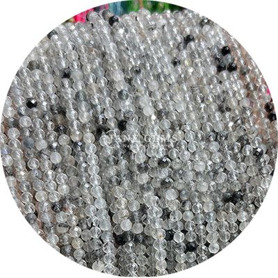 Grosir Multicolor Kuarsa Batu permata Semi-hargonous Faceted Manik-manik Aksesoris Shell Pearl Spacer untuk pembuatan perhiasan