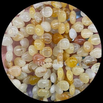 Indian Agate Topaz Gem Bead Natural Crystal Water Drop Shape Stone Loose Bead Strands Untuk Gelang