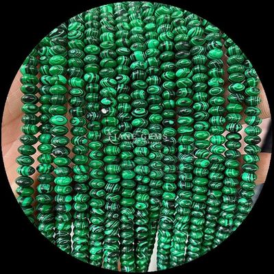 Pink Aventurine Green Aventurine Gem Bead Natural Crystal UFO Shape Stone Loose Bead Strands Untuk Gelang