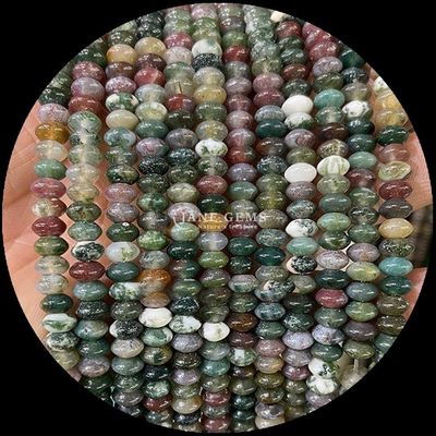 Sodalite Gambar Batu Permata Manik kristal alami UFO Bentuk Batu Lolos Manik Untaian Untuk Gelang