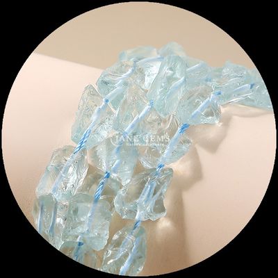 Fluorite Amazonite Gem Bead Natural Crystal Raw Rough Stone Loose Bead Strands Untuk Gelang