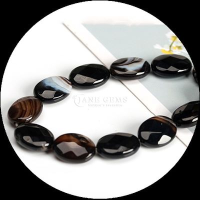Stylish Indian Agate Batu Jasper Merah Untaian manik-manik longgar Bentuk oval berfacet Batu permata manik-manik