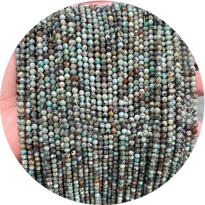 Batu Asli Asli Batu Permata Polished Lurus Lolos Bulat Manik Untuk pembuatan Perhiasan