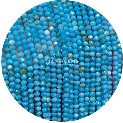 Batu permata kristal alami bulat DIY Batu Lolos Manik-manik Untuk Gelang Kalung Perhiasan pembuatan