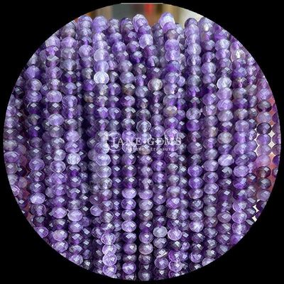 Lapis Lazuli Apatite Batu permata alami manik-manik berfacet Abacus Bentuk untaian manik longgar untuk energi penyembuhan dan pembuatan perhiasan DIY