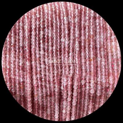 Tourmaline Garnet Batu permata alami manik-manik berfaceted Abacus Bentuk bebas manik-manik untaian untuk energi penyembuhan dan DIY Perhiasan Ma