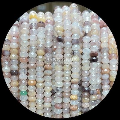 Fluorite Carnelian Batu permata alami manik-manik berfaceted Abacus Bentuk bebas manik-manik untaian untuk energi penyembuhan dan DIY Perhiasan Ma