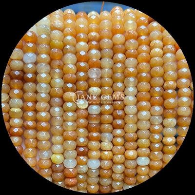 Fluorite Carnelian Batu permata alami manik-manik berfaceted Abacus Bentuk bebas manik-manik untaian untuk energi penyembuhan dan DIY Perhiasan Ma