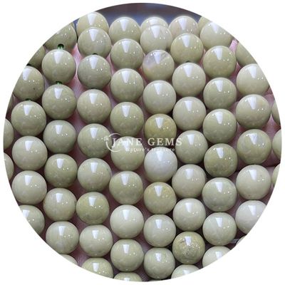 Batu Agates alami manik-manik halus bulat longgar manik-manik spacer untuk perhiasan membuat gelang DIY