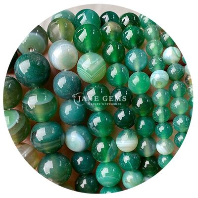 Genuine Real Agate Loose Beads Red Agate Bead Strand Untuk Keychain / Perhiasan / Kerajinan membuat hadiah