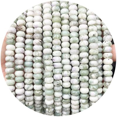 Asli alami dipoles halus batu permata bulat manik-manik Strand DIY aksesoris untuk perhiasan hadiah