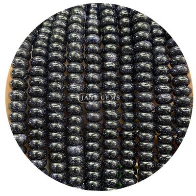 Natural Smooth Semi Precious Round Loose Stone Beads Energy Healing Beads untuk pembuatan perhiasan