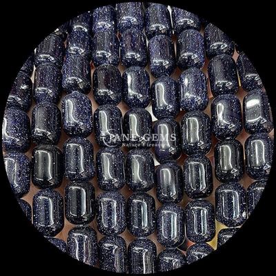 Batu permata manik Howlite Opalite kristal alami batu permata Barel Bentuk Bead lepas untaian untuk pembuatan perhiasan