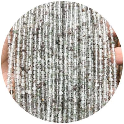 Energi penyembuhan Batu Semi-hargiah Lempar bulat Lolos manik-manik Zebra Jasper Manik-manik alami Untaian Untuk DIY