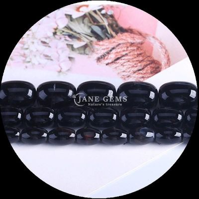 Permata Manik-manik Karnelian Hijau Agate Batu permata kristal alami Barel Bentuk Untaian manik-manik longgar untuk pembuatan perhiasan