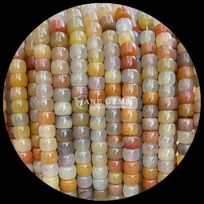 Permata Manik-manik Hijau Aventurine Violet Batu Kristal Alam Batu permata Bentuk apel Untaian manik-manik longgar untuk pembuatan perhiasan