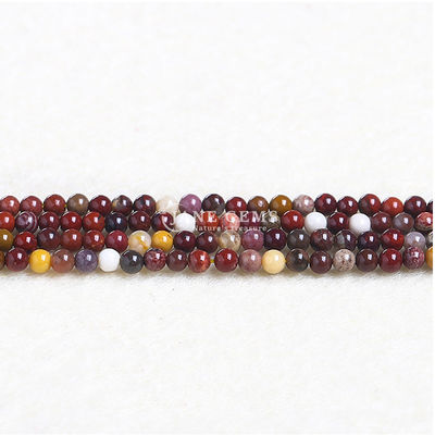 Batu alam manik-manik batu longgar manik-manik kristal garnet merah jasper hitam manik-manik agate untuk pembuatan perhiasan