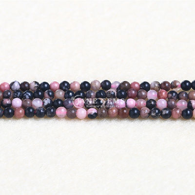 Batu alam manik-manik batu longgar manik-manik kristal garnet merah jasper hitam manik-manik agate untuk pembuatan perhiasan