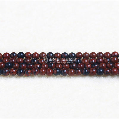 Natural Crystal Tiger Eye Round Bead Crazy Lace Agate Gemstone Loose Strand Energy Healing Beads untuk pembuatan perhiasan