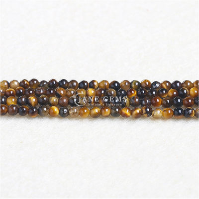 Natural Crystal Tiger Eye Round Bead Crazy Lace Agate Gemstone Loose Strand Energy Healing Beads untuk pembuatan perhiasan