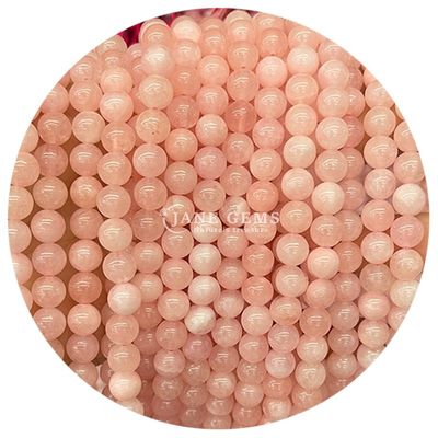 Batu Alam Pelangi Pink Xinjiang Kalcedonia Untuk Perhiasan Membuat Gelang Gelang buatan tangan