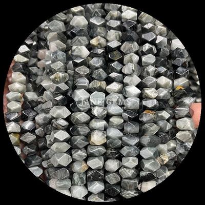 Batu permata manik kristal alami amazonite mata elang batu permata tidak teratur berbentuk tumbled longgar manik untaian untuk pembuatan perhiasan