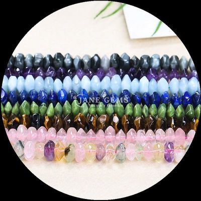 Batu permata manik kristal alami amazonite mata elang batu permata tidak teratur berbentuk tumbled longgar manik untaian untuk pembuatan perhiasan
