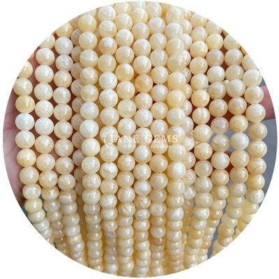 Keris Jade Kristal Alam Lemon Jade Bulat Keris Luas Untuk Membuat Hadiah Ulang Tahun