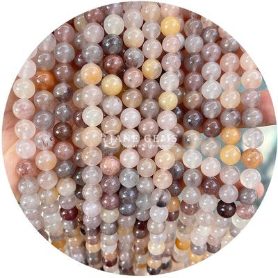 Keris Jade Kristal Alam Lemon Jade Bulat Keris Luas Untuk Membuat Hadiah Ulang Tahun