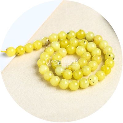 Xinjiang Kalcedony Bead Strands Batu Bentuk Bulat untuk Perhiasan dalam Warna Amazonite