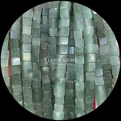 Cube Square Shape Howlite Lapis Lazuli Untaian manik longgar untuk pembuatan perhiasan DIY