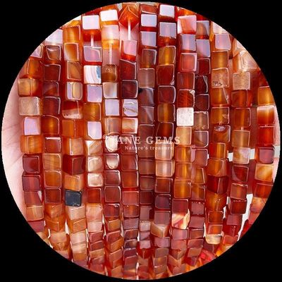 Cube Square Shape Howlite Lapis Lazuli Untaian manik longgar untuk pembuatan perhiasan DIY