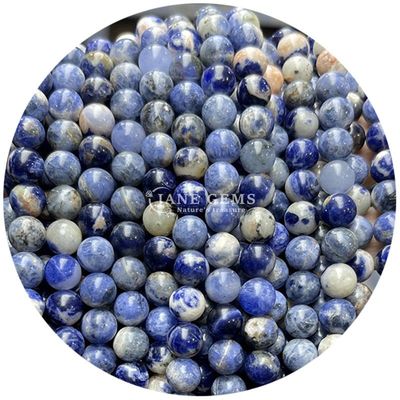 Natural Smooth Charm Gemstone Semi Precious Lapis Lazuli Perhiasan Batu Lolos Untuk Perhiasan