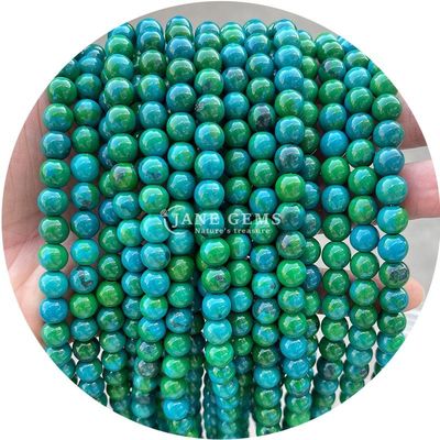Harmonize Energi Natural Healing Kristal Batu permata manik-manik Tourmaline Magnesite Untuk pembuatan Perhiasan Kristal