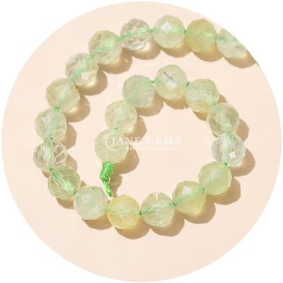 Crystal Faceted Round Bead Bracelet Semi Finished DIY Perhiasan Aksesoris Perhiasan Lolos