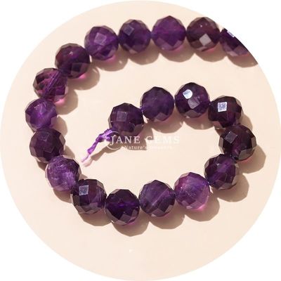 Crystal Faceted Round Bead Bracelet Semi Finished DIY Perhiasan Aksesoris Perhiasan Lolos