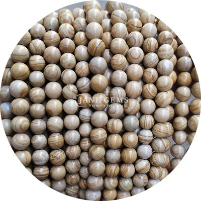 Benar-benar alami bulat longgar kristal mulia batu permata manik-manik untaian Untuk pembuatan perhiasan