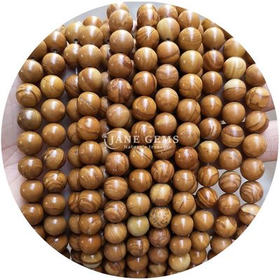 Benar-benar alami bulat longgar kristal mulia batu permata manik-manik untaian Untuk pembuatan perhiasan