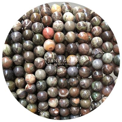 Benar-benar alami bulat longgar kristal mulia batu permata manik-manik untaian Untuk pembuatan perhiasan
