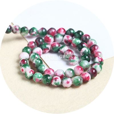 Persian batu giok manik-manik string manik longgar dalam string baik untuk perhiasan membuat gelang