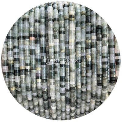 Manik-manik Kristal Bentuk Sudut Kanan Dalmatian Jasper Manik-manik Lolos Untuk Membuat Kerajinan DIY