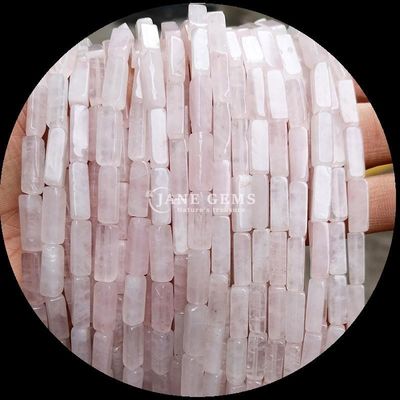 Bentuk persegi panjang persegi panjang Untaian manik longgar untuk gelang Agate merah alami Amethyst