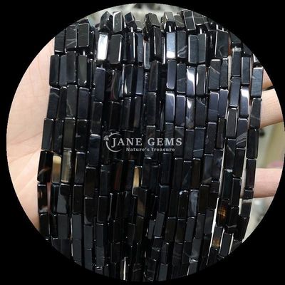 Bentuk persegi panjang persegi panjang Untaian manik longgar untuk gelang Agate merah alami Amethyst