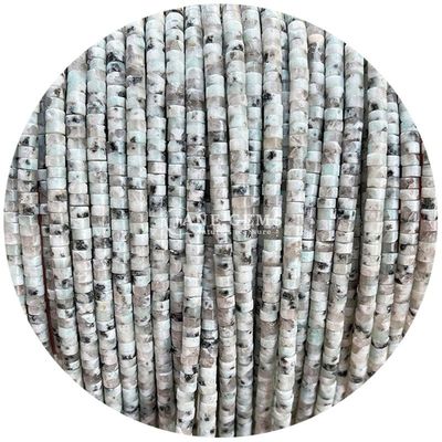 Kiwi Jasper Unakite Manik-manik Lolos Yang Dibuat Dari Batu permata Kristal Alam Untuk Membuat Perhiasan