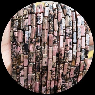 Natural Unakite Malachite Bentuk persegi panjang persegi panjang Batu permata Unakite