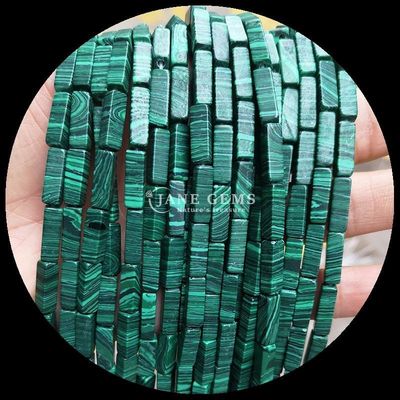 Natural Unakite Malachite Bentuk persegi panjang persegi panjang Batu permata Unakite