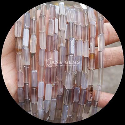 Bentuk persegi panjang Batu permata Untaian manik Kuning Jade Pink Aventurine